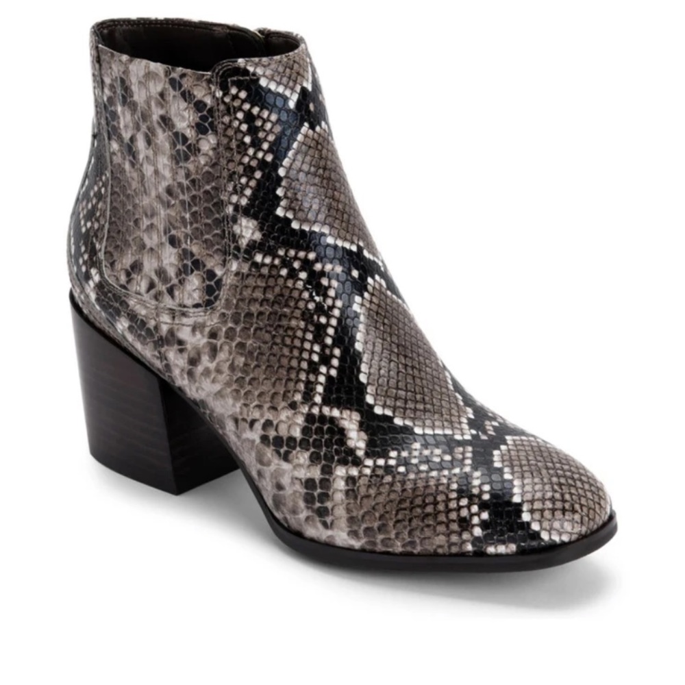 Snake Skin Booties